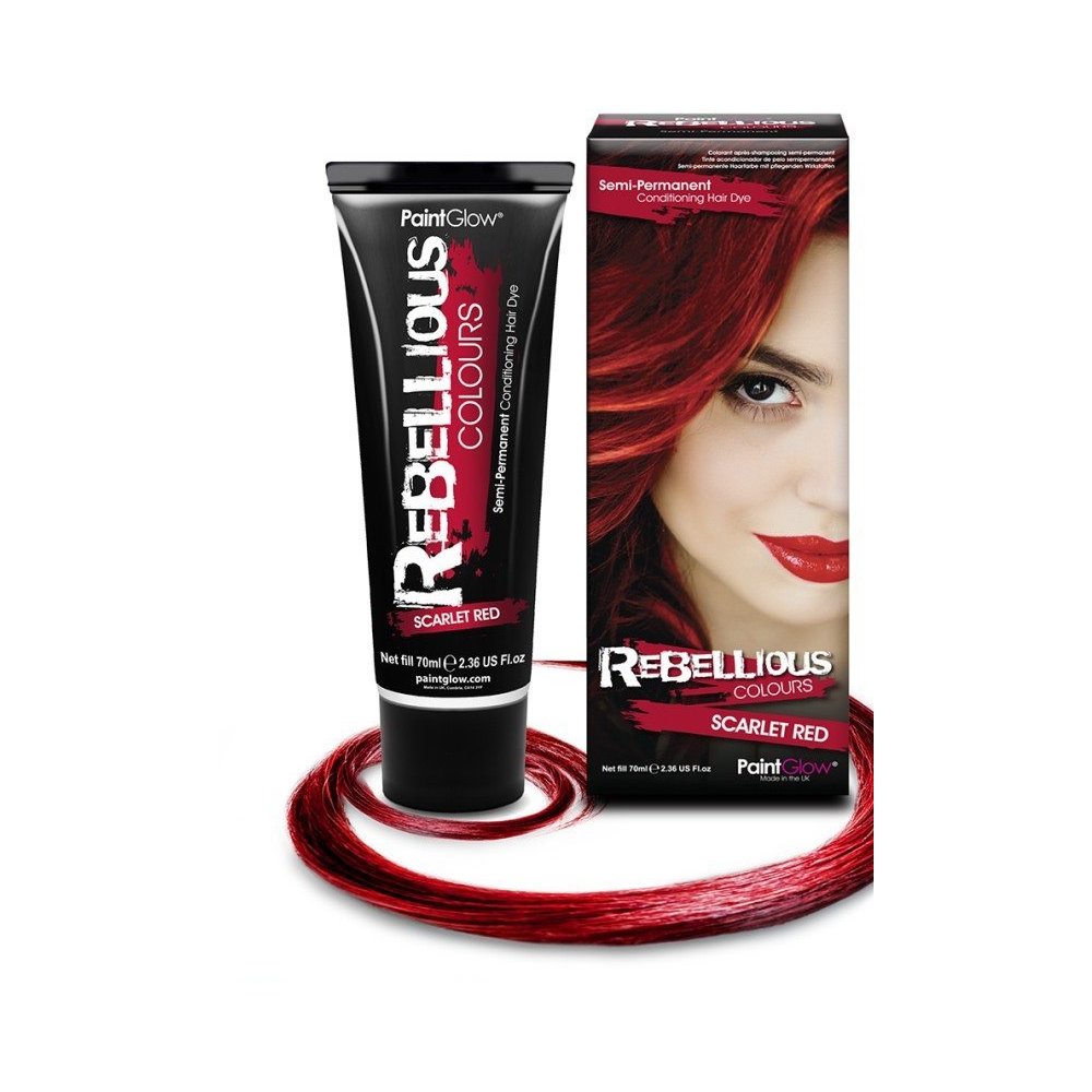 Scarlet Red Semi-Permanent Hair Dye