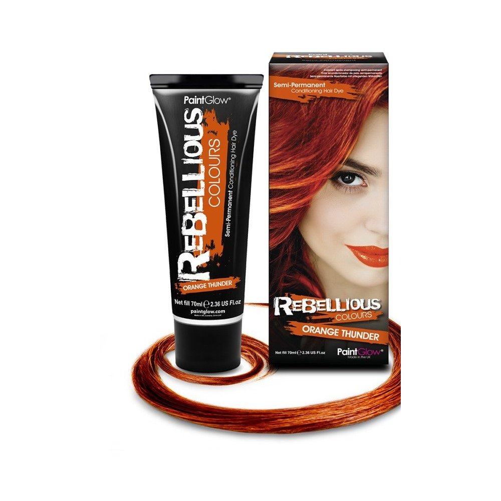 Orange Semi-Permanent Hair Dye