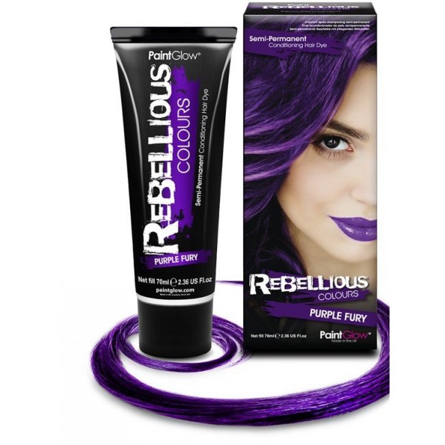 Purple Semi-Permanent Hair Dye