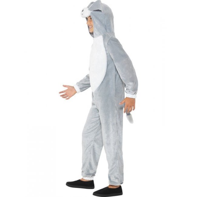 Grey Dog Onesie Costume