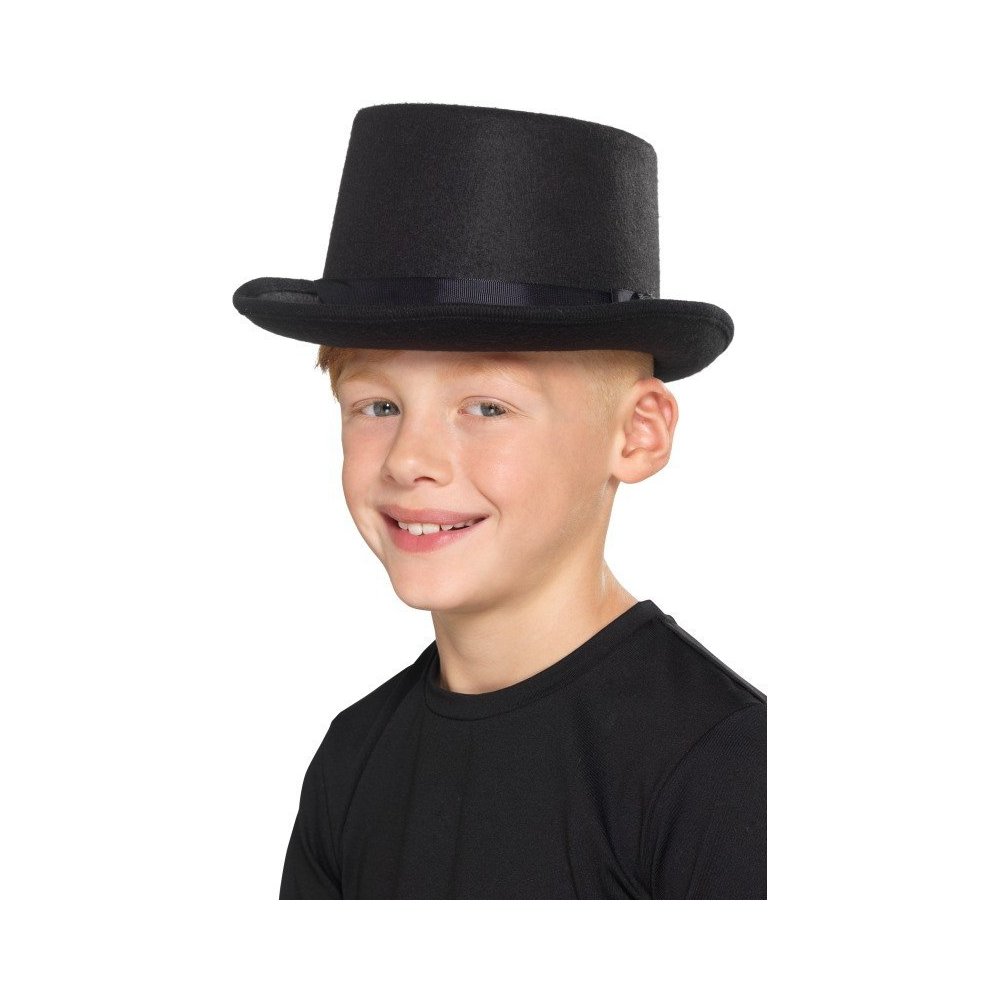 Child's Top Hat Black