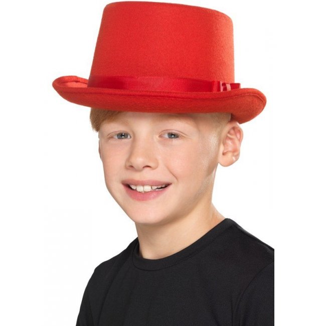 Child's Top Hat Red