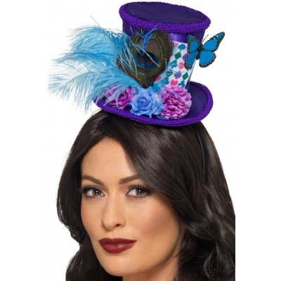 Mad Hatter Mini Feather Hat