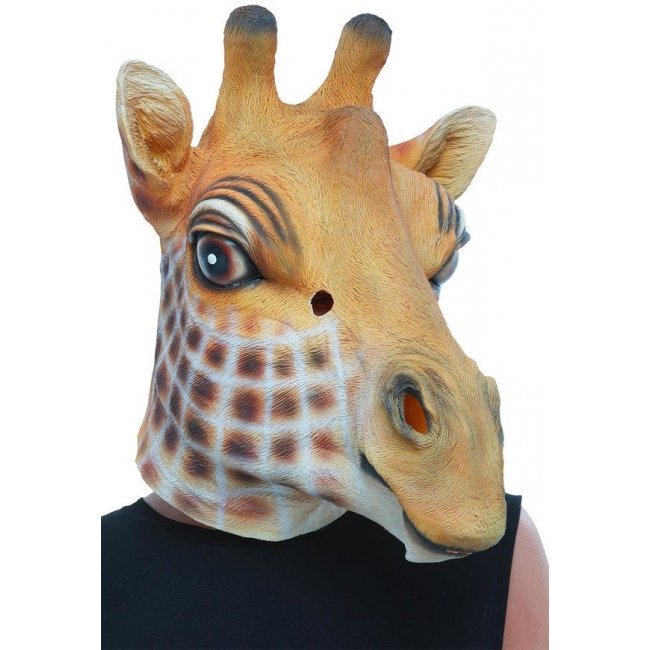 Giraffe Latex Mask