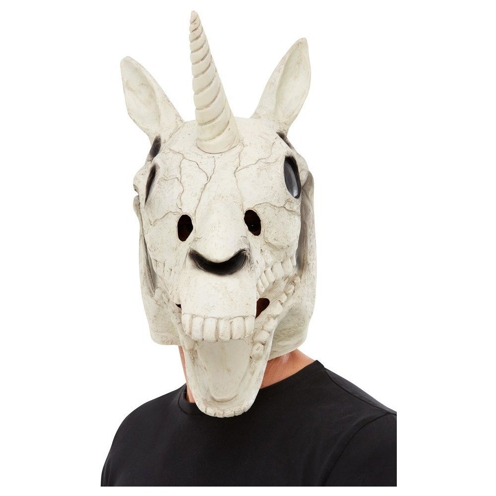 Unicorn Skull Latex Mask