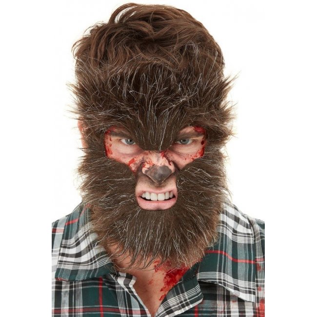 Smiffys Make-Up FX Werewolf Face Fur