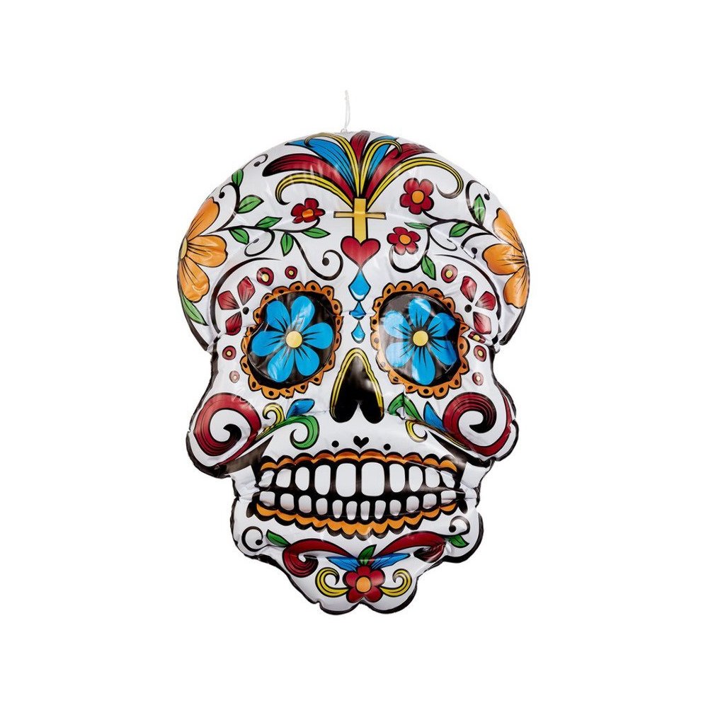 Inflatable Day of The Dead Hanging Skull