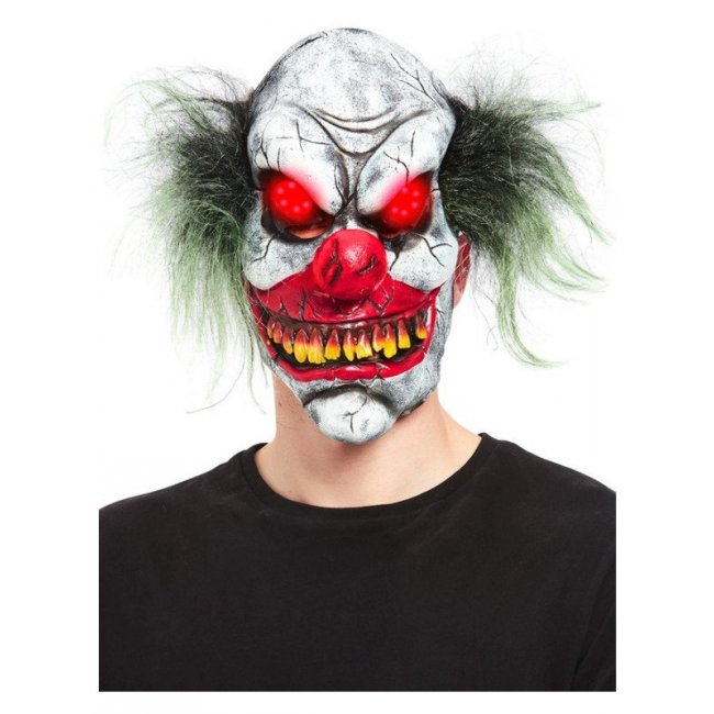 Evil Clown Overhead Mask
