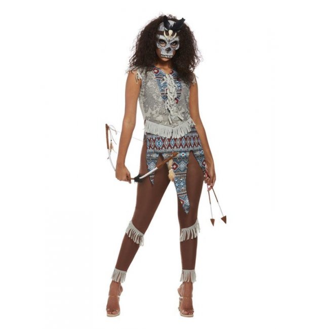 Dark Spirit Warrior Woman Costume