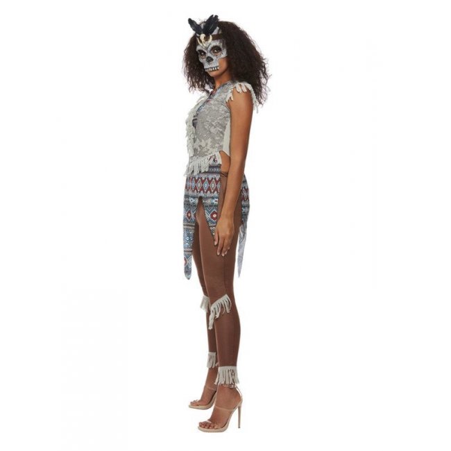 Dark Spirit Warrior Woman Costume