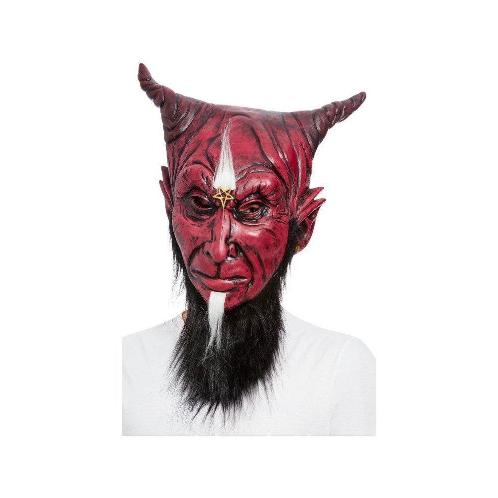 Bearded Satantic Devil Overhead Mask
