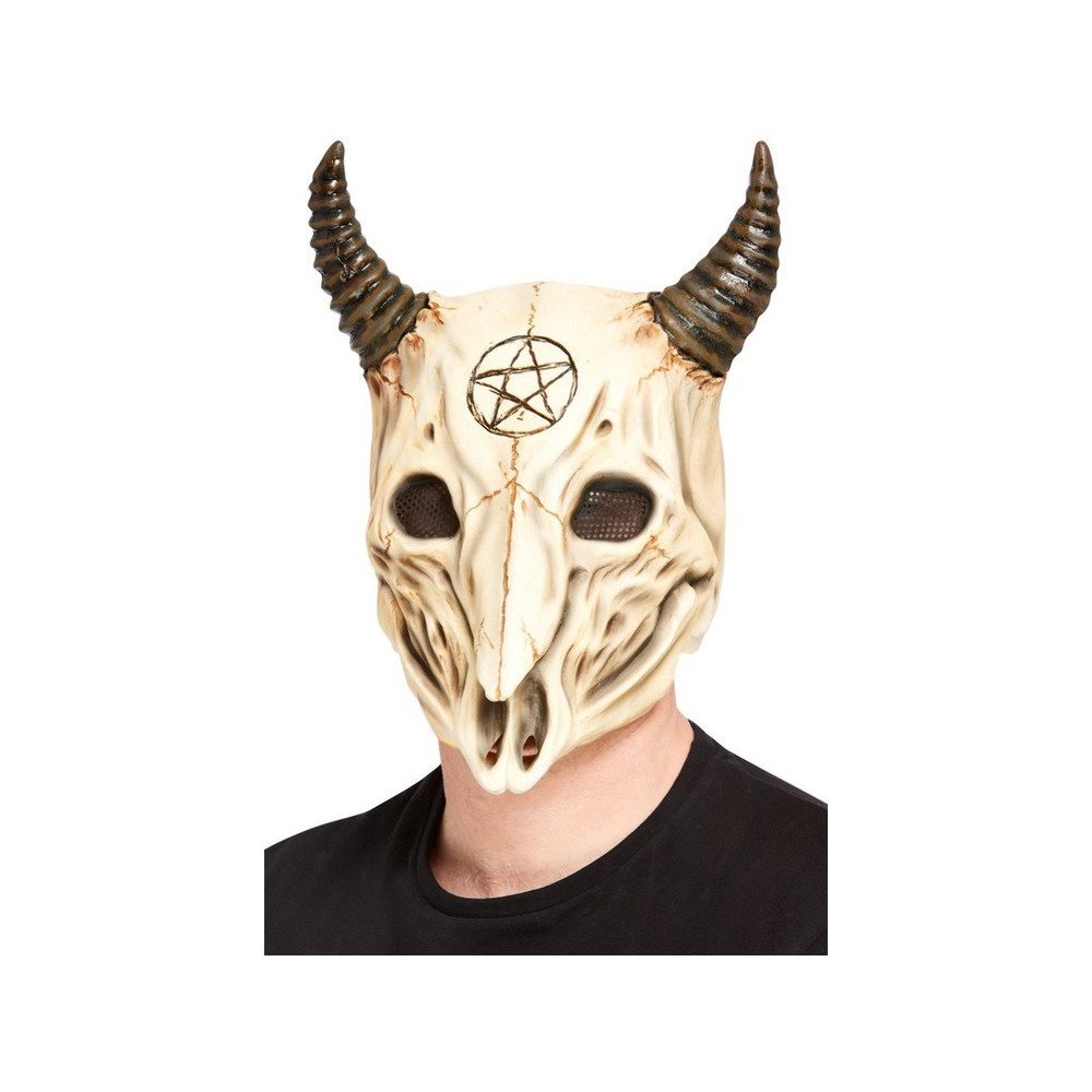 Satanic Ram Skull Overhead Mask