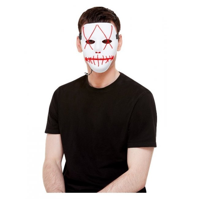 Stitch Face White Mask