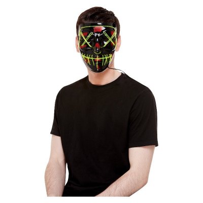 Stitch Face Black Mask