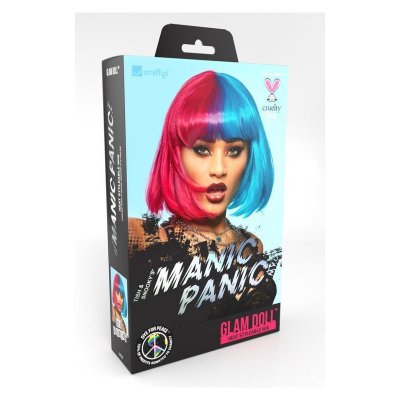 Manic Panic Blue Valentine TM glam Doll Wig