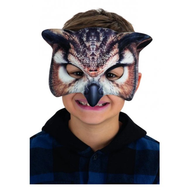 Kids Owl Mask, on Elastic