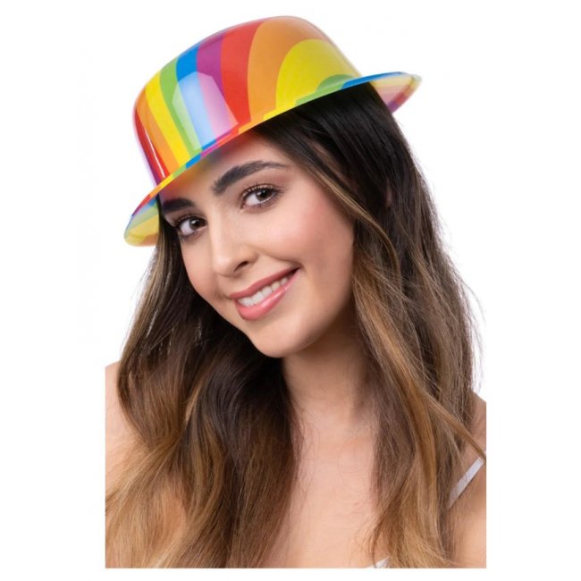 Pride Rainbow Bowler Hat