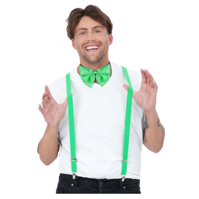 Bow Tie & Braces Kit, Green
