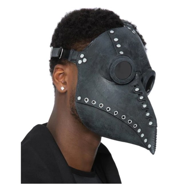 Latex Plague Doctor Mask