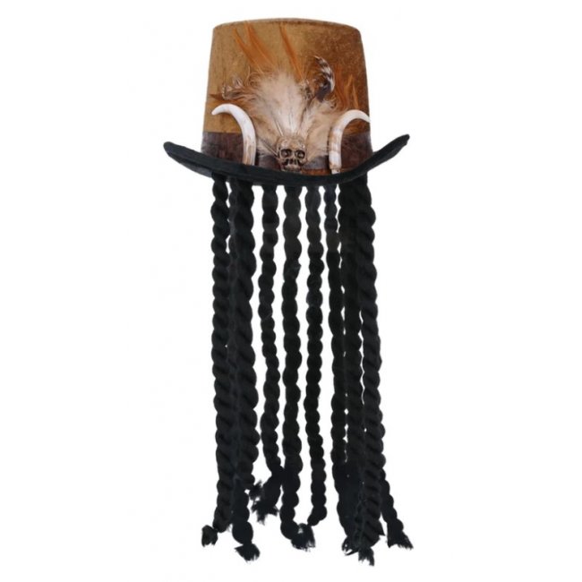 Deluxe Witch Doctor Top Hat