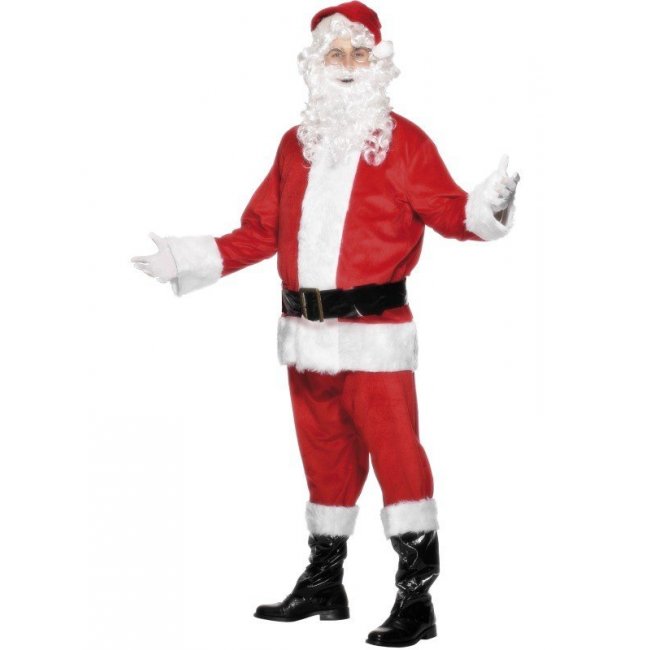 Santa Costume, Velour