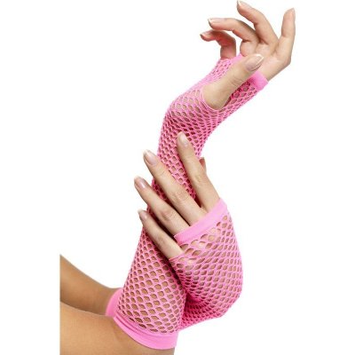 Fishnet gloves