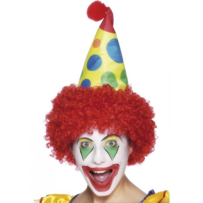 Clown Hat with Wig