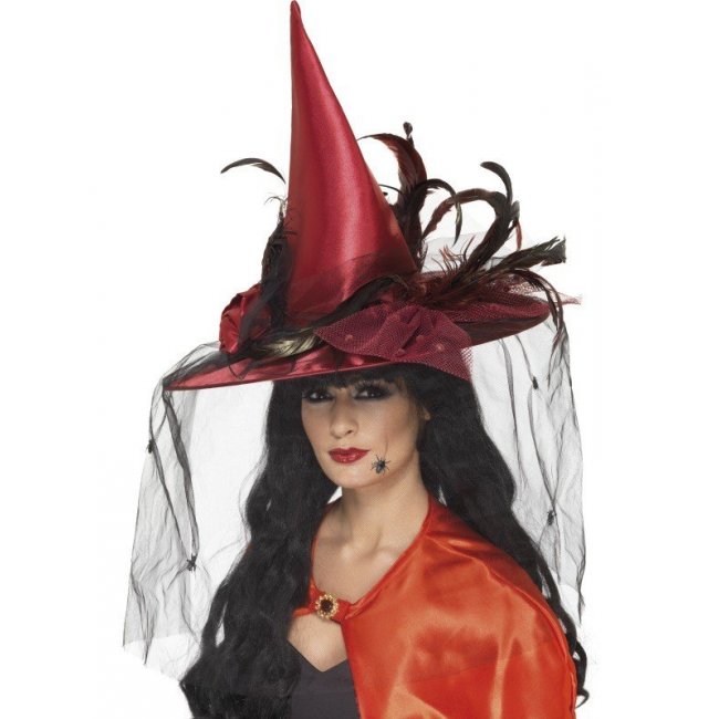 Witch Hat Deep Red