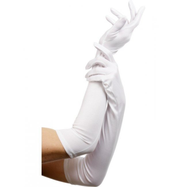 Gloves White Long