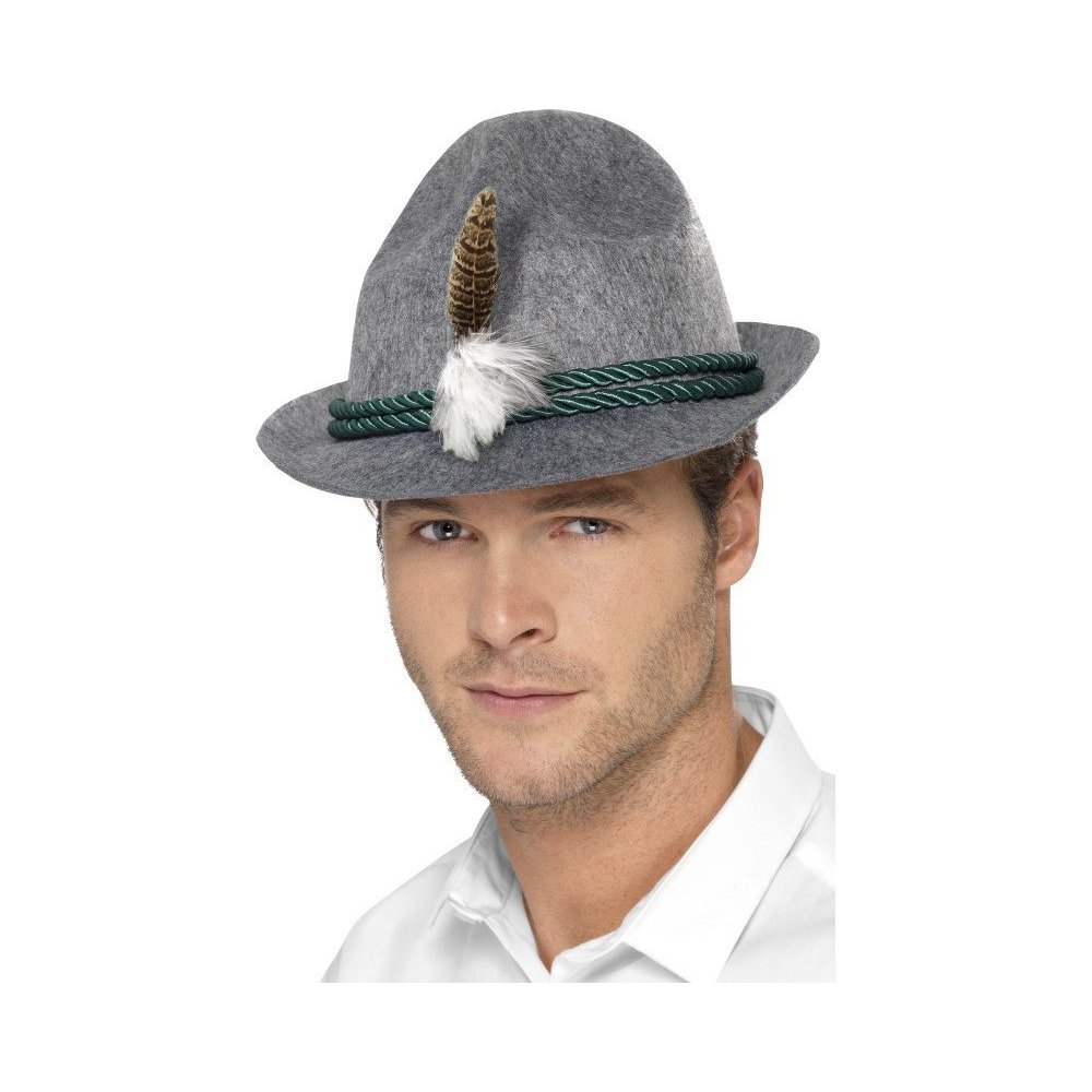 German Trenker Hat with Feather
