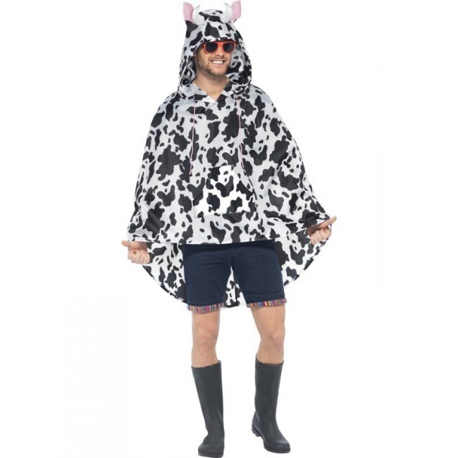 Cow Party Poncho