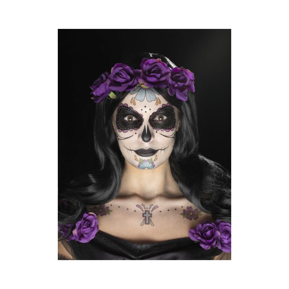 Day Of The Dead Tattoo Transfers Kit