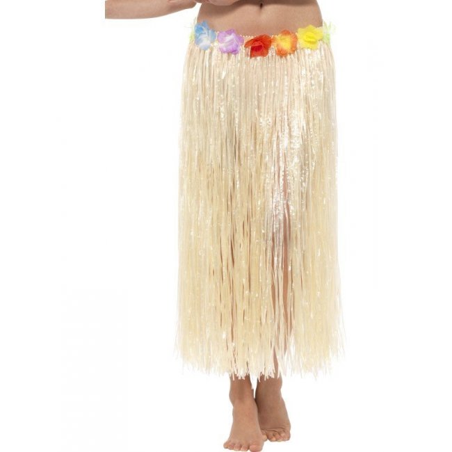 Hawaiian Hula Skirt with flowers