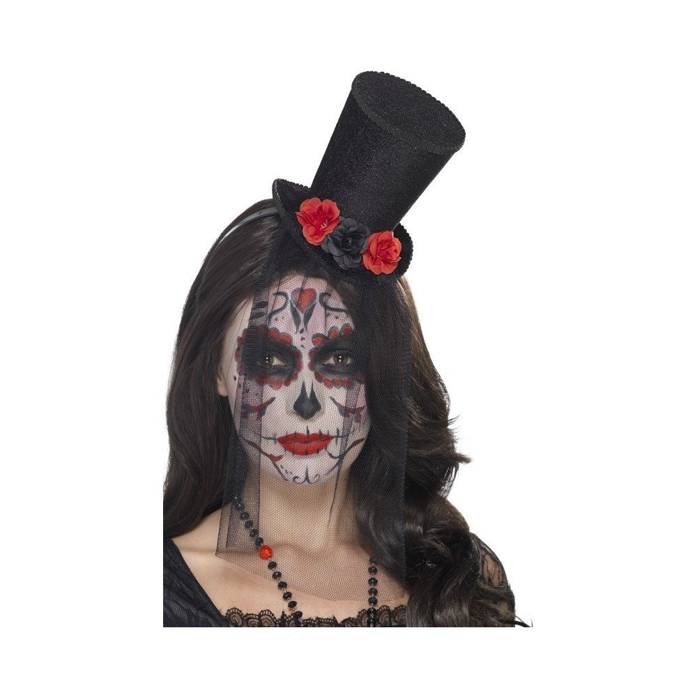 Day of the Dead Mini Top Hat