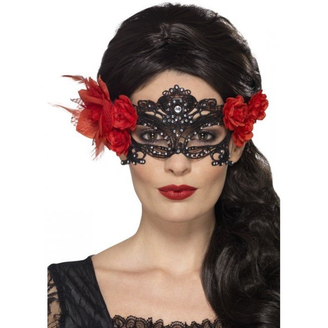 Day of the Dead Metal Filigree Eye mask