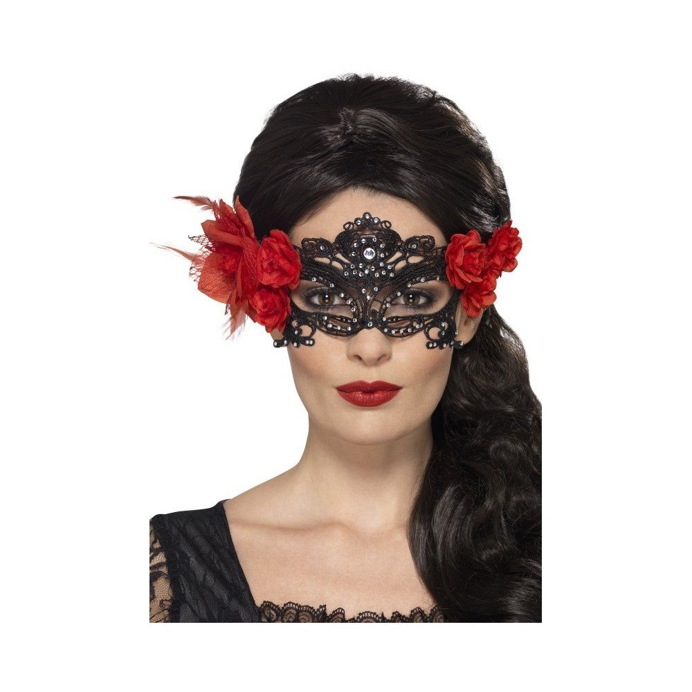 Day of the Dead Metal Filigree Eye mask