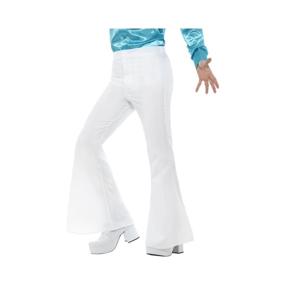 White Flared Trousers