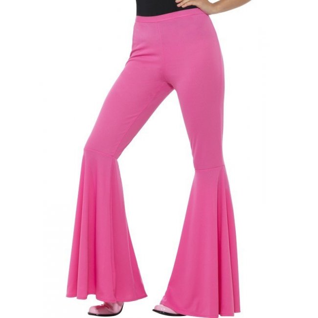 Pink Flared Trousers