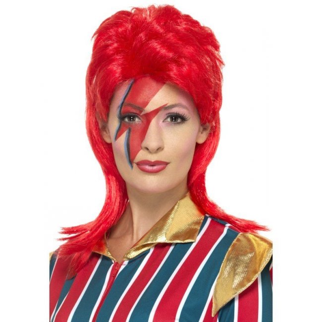Red Space Superstar Wig