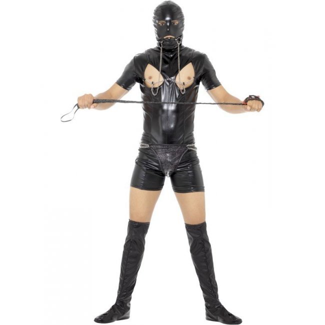 Black Bondage Gimp Costume