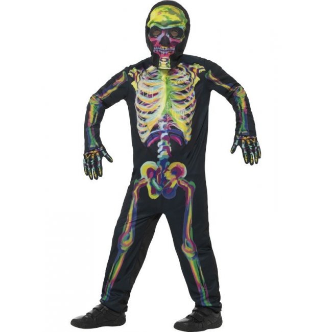 Glow In The Dark Skeleton Costume